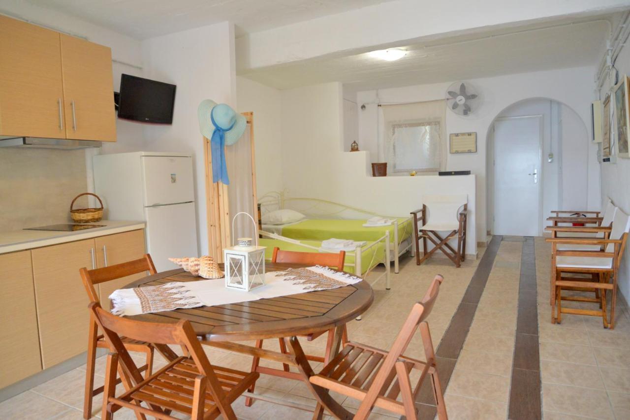 Milos Apartments Kardapis Ground Floor Klima  Екстериор снимка